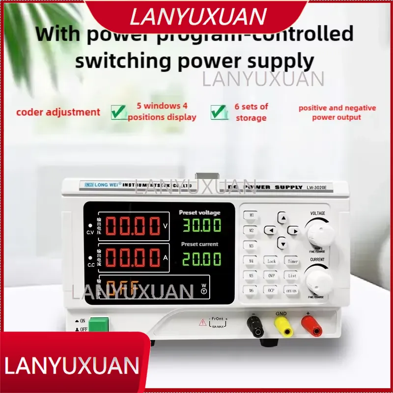 Longwei LW-1560E 900W 15V 30V  - High Power 60V 20A Bench Power Supply recension och pris